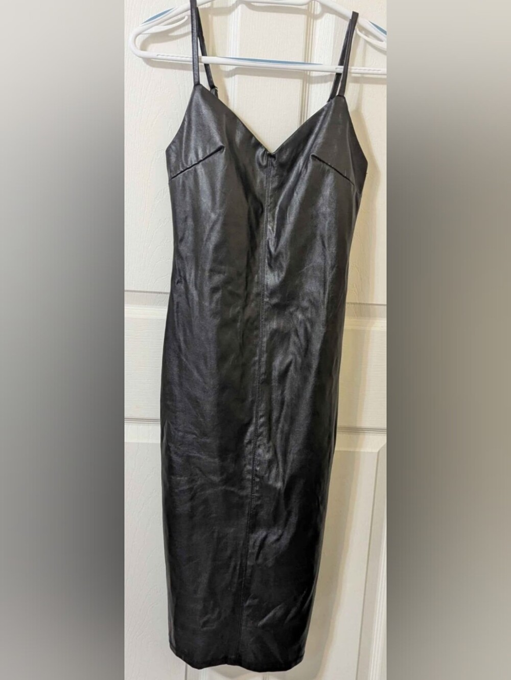 Small faux leather dress by Forever 21